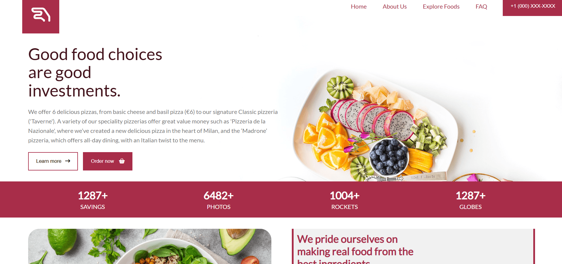Food Plug - Good food choices are good investments.
